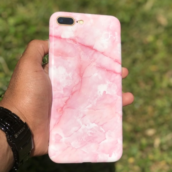 Marble Phone Cases in Pink, White & Black - Picture 4 of 8